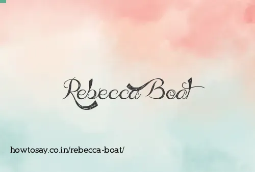 Rebecca Boat