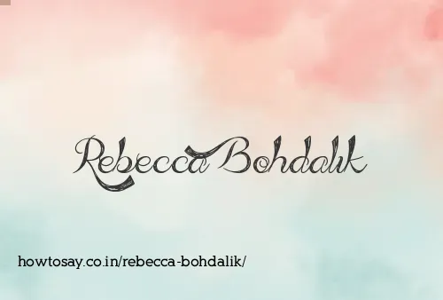 Rebecca Bohdalik