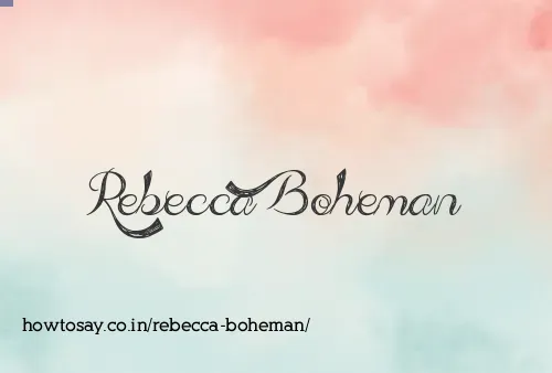 Rebecca Boheman
