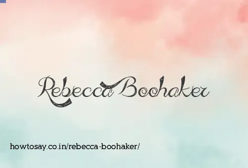 Rebecca Boohaker