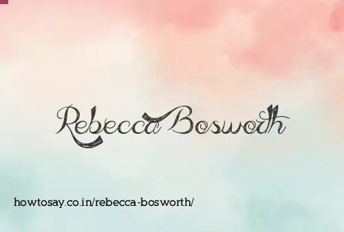 Rebecca Bosworth