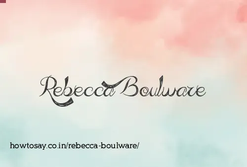 Rebecca Boulware
