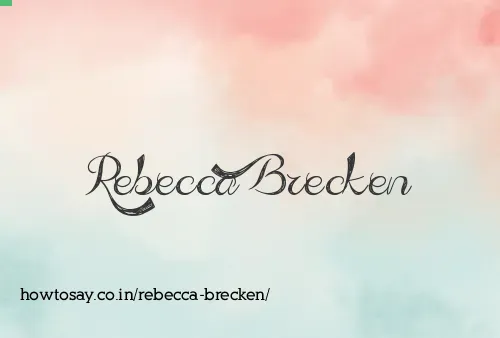 Rebecca Brecken