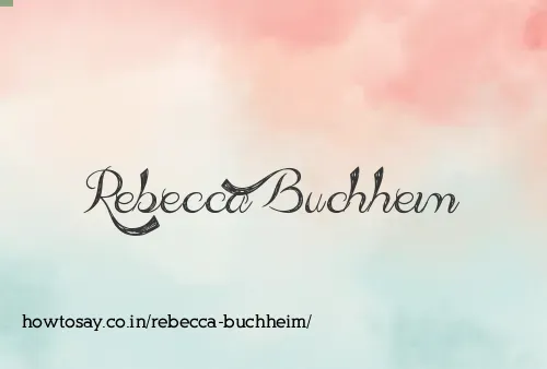 Rebecca Buchheim