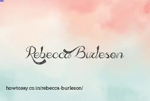 Rebecca Burleson
