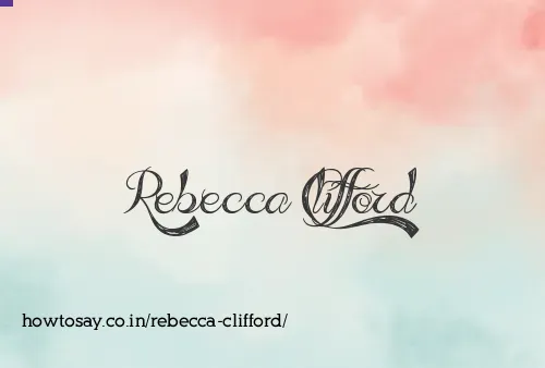 Rebecca Clifford