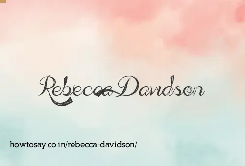 Rebecca Davidson