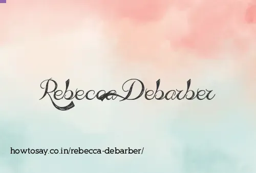 Rebecca Debarber