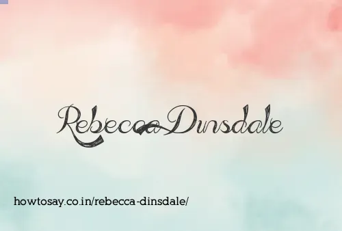 Rebecca Dinsdale