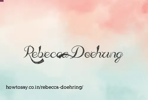 Rebecca Doehring