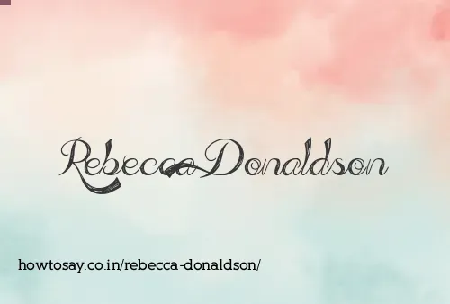 Rebecca Donaldson