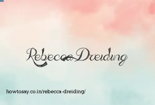 Rebecca Dreiding