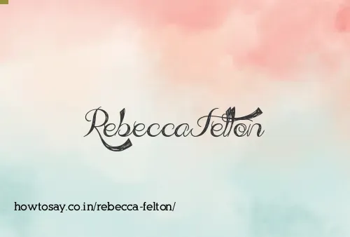 Rebecca Felton