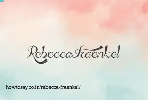 Rebecca Fraenkel