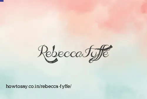 Rebecca Fyffe