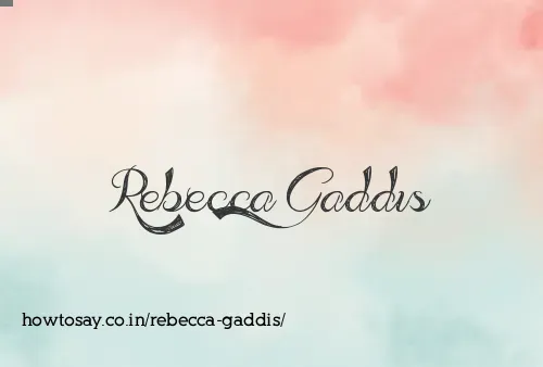 Rebecca Gaddis
