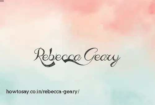 Rebecca Geary