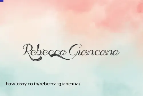 Rebecca Giancana