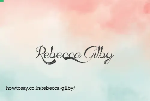 Rebecca Gilby