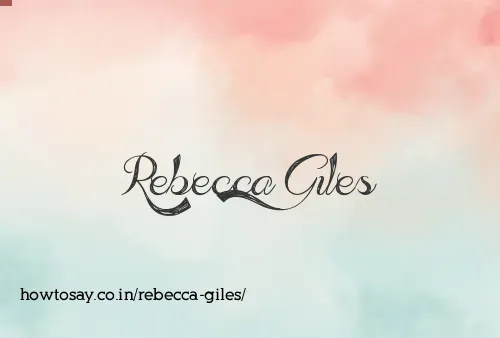 Rebecca Giles