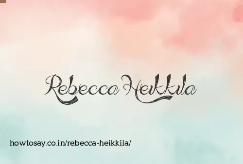 Rebecca Heikkila