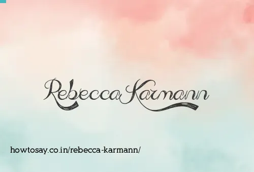 Rebecca Karmann