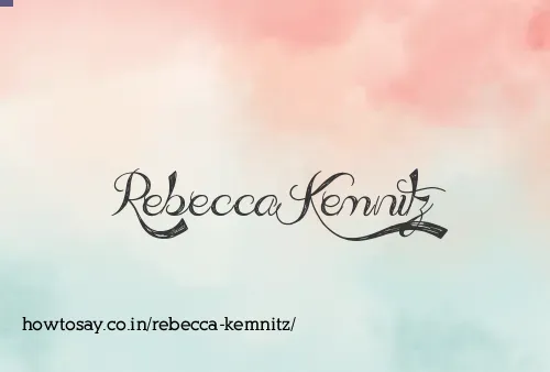 Rebecca Kemnitz