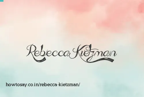 Rebecca Kietzman