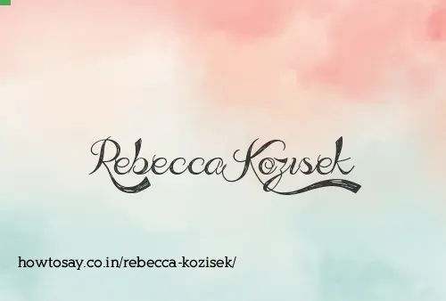 Rebecca Kozisek