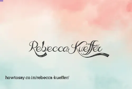 Rebecca Kueffer