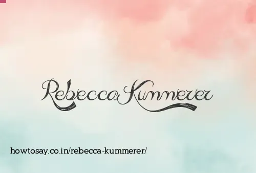 Rebecca Kummerer