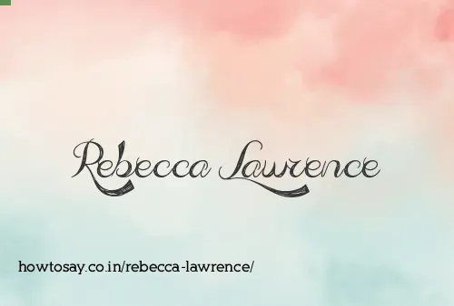 Rebecca Lawrence
