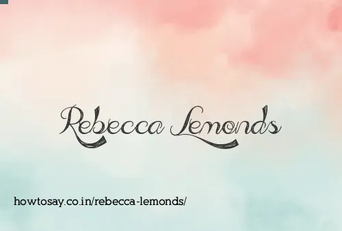 Rebecca Lemonds