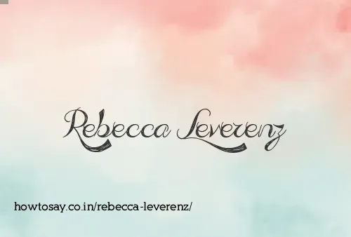 Rebecca Leverenz