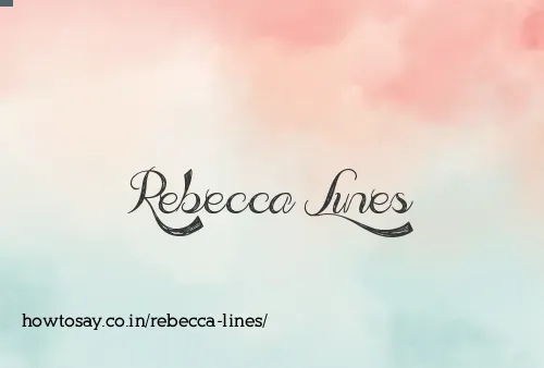 Rebecca Lines
