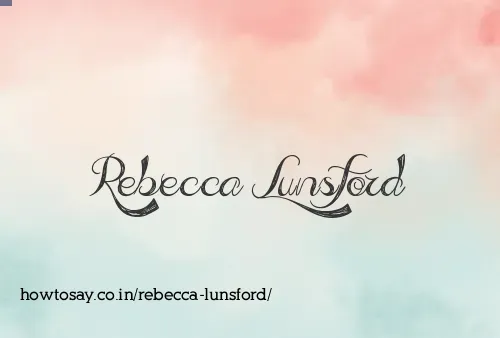 Rebecca Lunsford