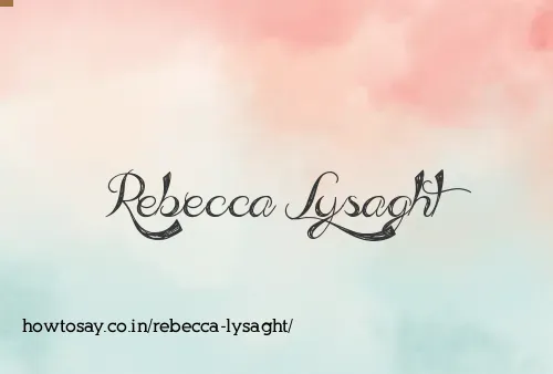 Rebecca Lysaght