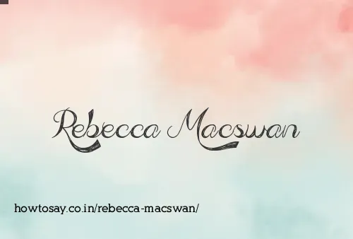 Rebecca Macswan