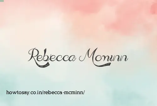 Rebecca Mcminn