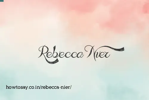 Rebecca Nier