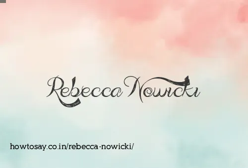 Rebecca Nowicki