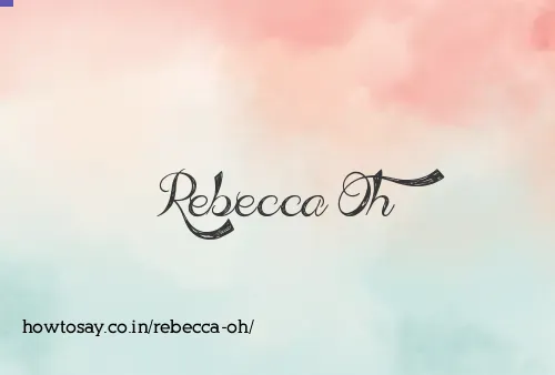 Rebecca Oh