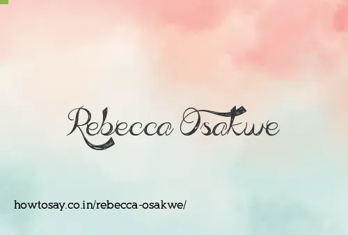 Rebecca Osakwe