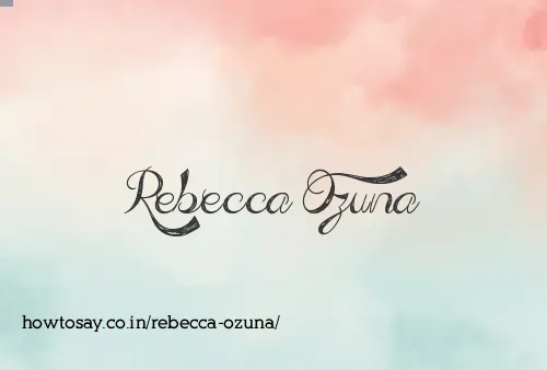 Rebecca Ozuna