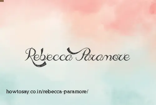 Rebecca Paramore