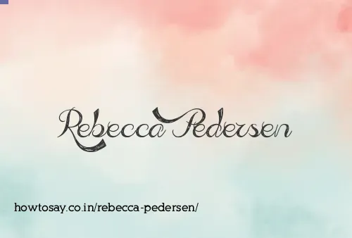 Rebecca Pedersen