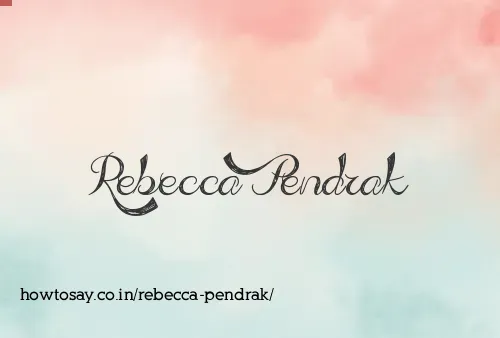 Rebecca Pendrak