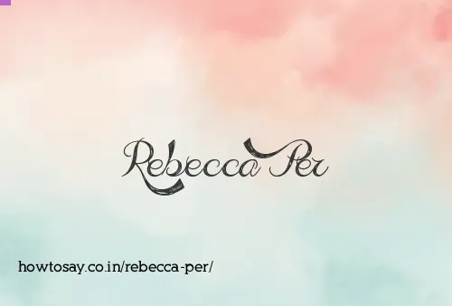 Rebecca Per