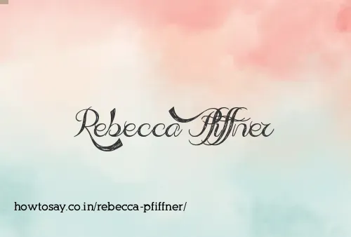 Rebecca Pfiffner