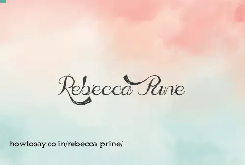 Rebecca Prine